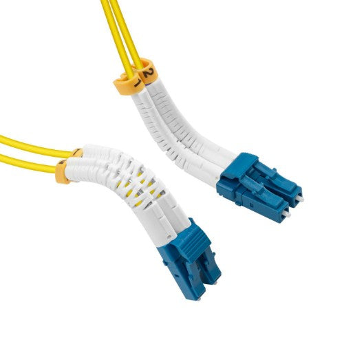 Lanview LVO231410-FLEX InfiniBand/fibre optic cable 10 m LC Yellow
