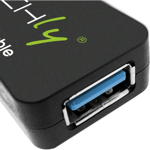 Techly ICUR30100G USB cable USB 3.2 Gen 1 (3.1 Gen 1) 10 m USB A Black