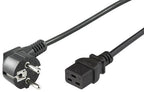 Microconnect PE07719005 power cable Black 0.5 m Power plug type E+F C19 coupler