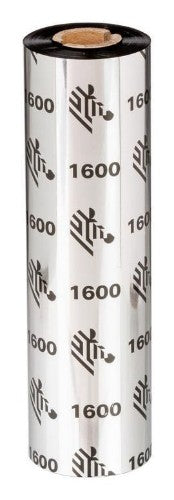 Zebra 1600 Wax, 110mm x 450m, 25mm Core | 18/Box