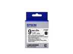 Epson C53S653006/LK-3TBW Ribbon black on Transparent extra adhesive 9mm x 9m for Epson LabelWorks 4-18mm/36mm/6-12mm/6-18mm/6-24mm