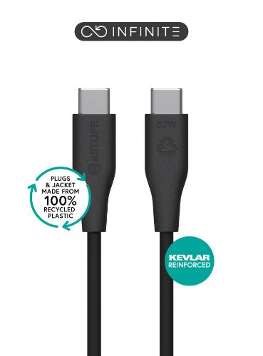 eSTUFF ES604380 USB cable USB 2.0 3 m USB C 60 W Black
