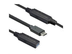 ROLINE 12.04.1066 USB cable USB 3.2 Gen 1 (3.1 Gen 1) 10 m USB C USB A Black