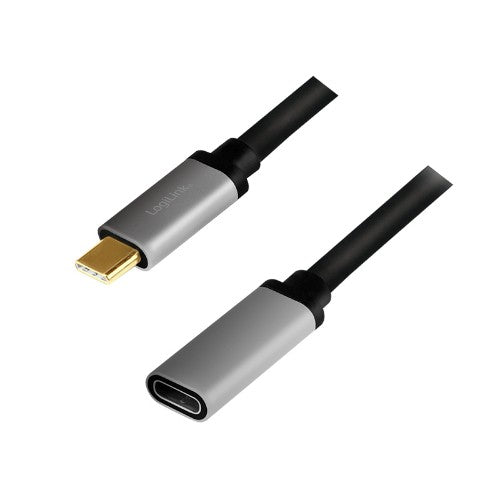 LogiLink CUA0105 USB cable USB 3.2 Gen 2 (3.1 Gen 2) 0.5 m USB C Black, Grey