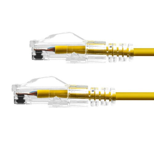 ProXtend Ultra Slim CAT6 U/UTP CU LSZH Ethernet Cable Yellow 3M