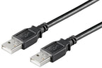 Microconnect USBAA3B USB cable USB 2.0 3 m USB A Black
