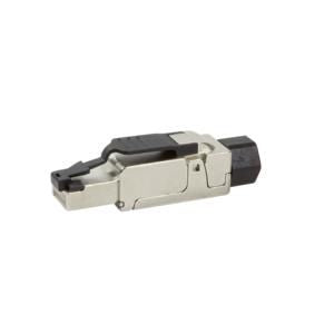 LogiLink MP0040 wire connector RJ-45 Black, Metallic