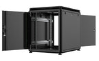 Lanview RDL12U68BL rack cabinet 12U Freestanding rack Black