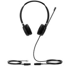 Yealink YHS36 Headset Wired Head-band Office/Call center Black, Silver