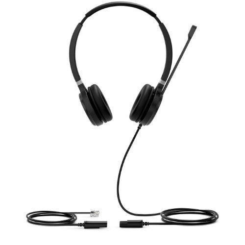 Yealink YHS36 Headset Wired Head-band Office/Call center Black, Silver