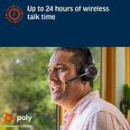 HP Poly Voyager 4310 USB-C Headset +BT700 dongle +Charging Stand