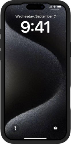 eSTUFF iPhone 17 Pro Max INFINITE ROME Magnetic Silicone Cover - Black - 81% recycled material