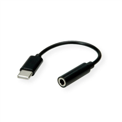 Value 12.99.3214 audio cable 0.13 m 3.5mm USB Black