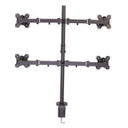 Lindy Quad Display Bracket with Pole and Desk Clamp