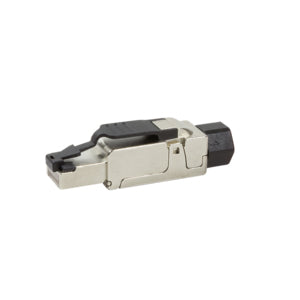 LogiLink MP0040 wire connector RJ-45 Black, Metallic