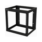 StarTech.com 2-Post 9U Heavy-Duty Wall-Mount Network Rack, 19" Open Frame Server Rack, 18" Deep, Wall Mount Data Rack for IT / AV / Patch Panel / Computer Equipment