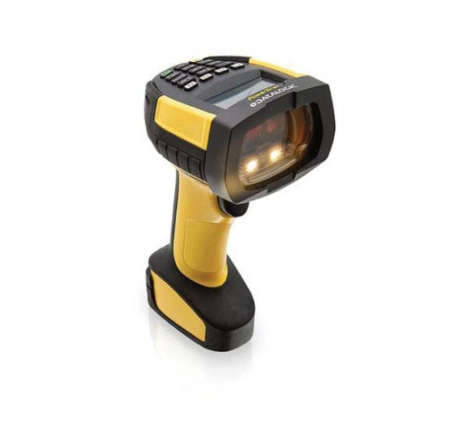 Datalogic PM9600-DKHP433RB barcode reader Handheld bar code reader 1D/2D Laser Black, Yellow