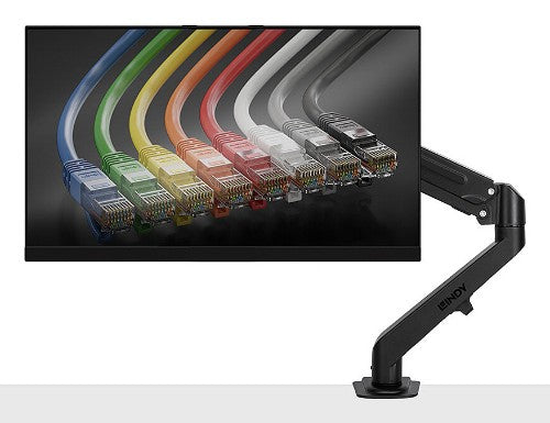 Lindy 40707 monitor mount / stand 68.6 cm (27") Desk Black