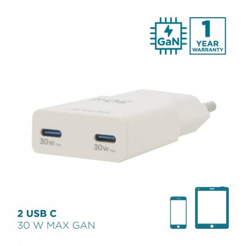 Mobilis 020026 mobile device charger Universal White AC Fast charging Indoor