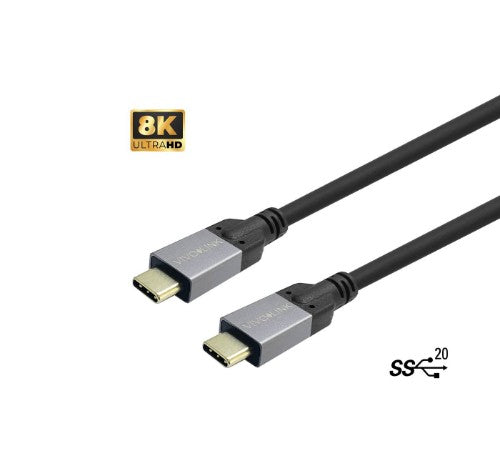 Vivolink PROUSBCMM1 USB cable USB 3.2 Gen 2x2 1 m USB C 100 W Black