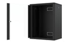 Lanview RWF16U45BL rack cabinet 16U Wall mounted rack Black