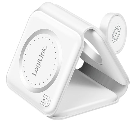 LogiLink PA0344 mobile device charger Universal White USB Wireless charging Fast charging Indoor