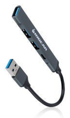 iogear GUH304C interface hub USB 3.2 Gen 1 (3.1 Gen 1) Type-A 5000 Mbit/s Grey