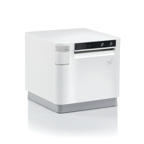 Star Micronics MCP31CI WT E+U, mPOS Receipt Printer - 400mm/s Direct Thermal, 58/80mm paper width, USB-C with Power Delivery for iOS / Android / Windows, Ethernet LAN, USB-A peripheral hub, CloudPRNT Next, White Case, EU UK, 24VDC PS included