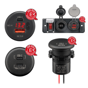 RAM Mounts 560022 mobile device charger Smartphone, Tablet, Smartwatch, Mobile computer Black Fast charging Auto