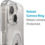 Speck Presidio Perfect Clear + MS Apple iPhone 14 Plus/15 Plus Clear - with Microban