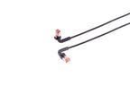 Lanview LV-6AFTP-FLEX-ANG-01B networking cable Black 1 m Cat6a U/FTP (STP)