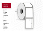 Capture CA-11354 printer label White Self-adhesive printer label