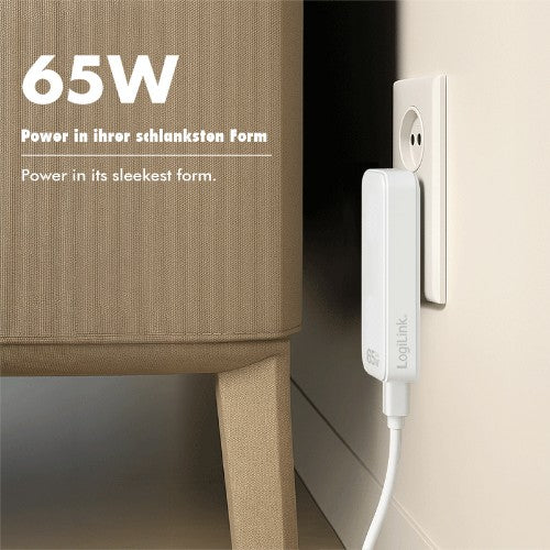LogiLink PA0368 mobile device charger Universal White AC Fast charging Indoor