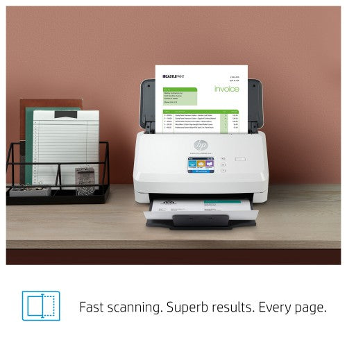 HP ScanJet Pro N4000 snw1 Sheet-fed scanner 600 x 600 DPI A4 Black, White