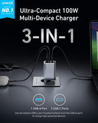 Anker A2688341 mobile device charger Universal Black AC Indoor