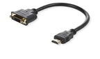 Microconnect HDMDVI15CM video cable adapter 0.15 m HDMI Type A (Standard) DVI-D Black