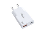 Equip 2-Port 20W GaN Slim USB PD Charger, USB-C x1, USB-A x1