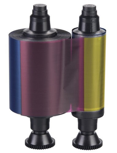 Evolis R3013 Thermal-transfer ribbon Bk,C,M,Y, Transparent half-panel, 400 pages for Evolis Dualys/Pebble/Quantum/Securion