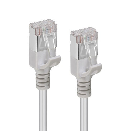 Microconnect V-FTP6A0015-SLIM networking cable Grey 0.15 m Cat6a U/FTP (STP)