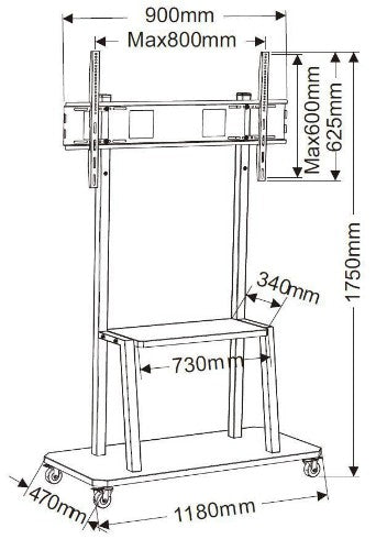 Vivolink VLFS4290 monitor mount / stand