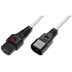 Microconnect MC-C13C14LOCK-2MW power cable White 2 m C13 coupler C14 coupler