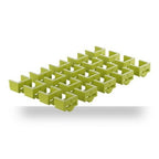 Lindy RJ-45 Port Blockers (Without Key) - Pack of 20, Green