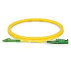 Equip E2000/APC to LC/APC Fiber Cable, SM, Duplex, 3.0m