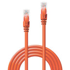 Lindy 1m Cat.6 U/UTP Network Cable, Orange