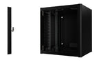 Lanview RWM12U56BL rack cabinet 12U Wall mounted rack Black