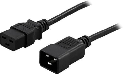 PowerWalker 91010028 power cable Black 1.8 m C19 coupler C20 coupler