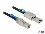 DeLOCK 2m, Mini SAS HD SFF-8644 - Mini SAS SFF-8088 Black