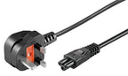 Microconnect PE090810 power cable Black 1 m Power plug type G C5 coupler