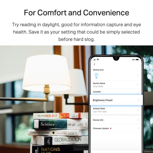 TP-Link Tapo Smart Wi-Fi Light Bulb, Daylight & Dimmable