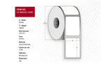 Capture CA-880181-038D printer label White